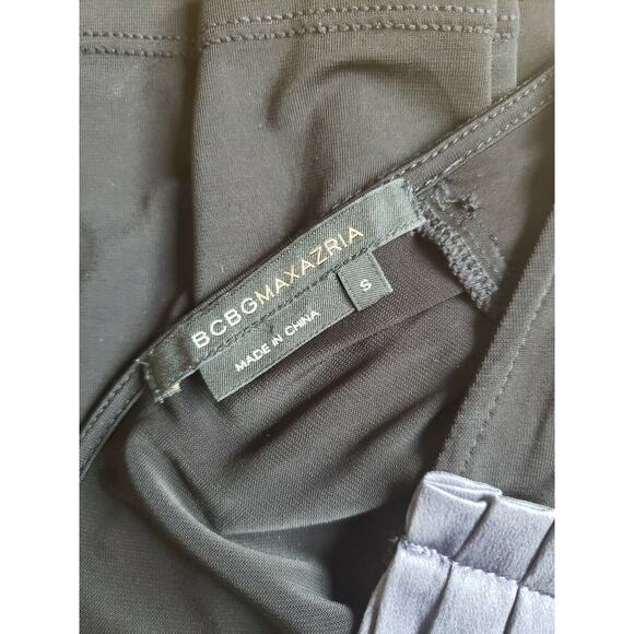 BCBG Maxazria Silk Sleeveless Vneck Pleated Belted Blouse Top Sz S - Picture 8 of 8